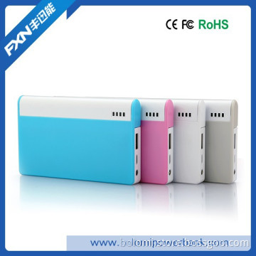 2015new 5000mah phone battery charger, portable powerbank with makeup mirror and mobile stand
